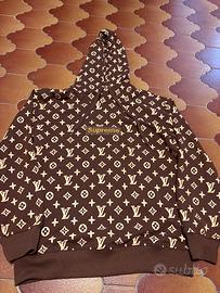Felpa cotone Louis Vuitton Supreme tg S