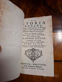 La Storia Romana Dalla Fondazione Di Roma 1732