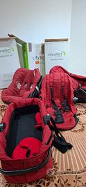 Trio Gemellare Baby Jogger Rosso