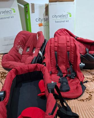 Trio Gemellare Baby Jogger Rosso