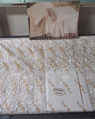 Completo lenzuola matrimoniale - Made in Italy