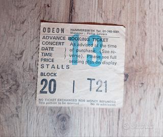 Dire Straits concerto Londra 
21 giugno '79