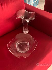 Centrotavola + vaso design cristallo