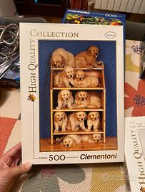 set 3 puzzle Clementoni 500 pezzi