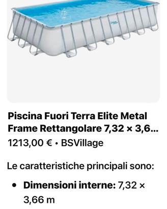 Piscina e pannello solare nuovi
