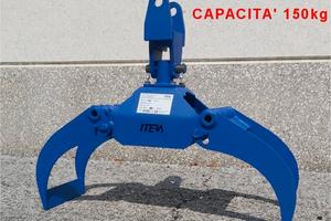 Pinza legna IPL700 con staffa a doppio snodo