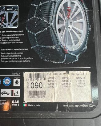 Catene da neve König-Thule Comfort Magic Mis. 090