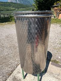 Botte in acciaio inox da 200 litri, in perfette co