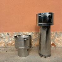 Terminale antivento inox