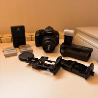 Kit Canon EOS 600D+18-55mm IS II + Battery Grip