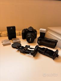 Kit Canon EOS 600D+18-55mm IS II + Battery Grip