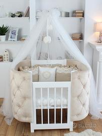 Culla trasformabile 3 in 1 Ovalbed Blush