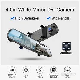 DashCam Specchietto auto anteriore e posteriore HD