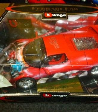 ferrari 1/18 burago f50 hard top new in box!