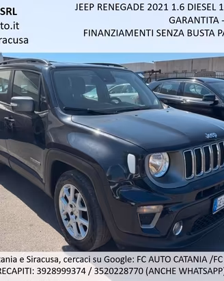 Jeep Renegade 1.6 Mjt 130 CV Limited - PARI AL NUO