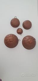 5 Stampi vintage ornamentali da appendere