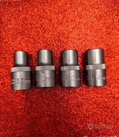 4 Bussole poligonali 9-10-12-14 attacco 1/2