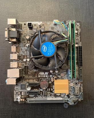 Scheda Madre Asus + Processore Intel + 12 GB RAM