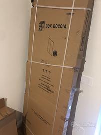 Box doccia scorrevole bianco 128x190cm NUOVO