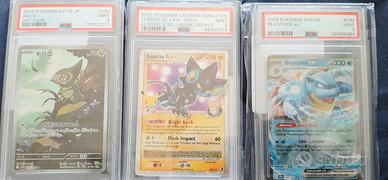 LOTTO 3 CARTE POKEMON GRADATE PSA 9*NUOVE