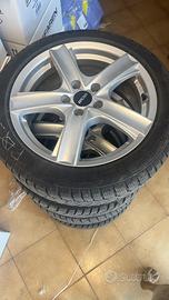 Cerchi 17 gomme uniroyal vw Seat Skoda audi