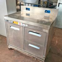 BANCO DA LAVORO REFRIGERATO CON CASSETTI USATO