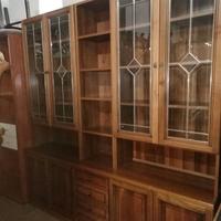 Parete attrezzata /libreria in arte povera