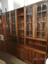 Parete attrezzata /libreria in arte povera