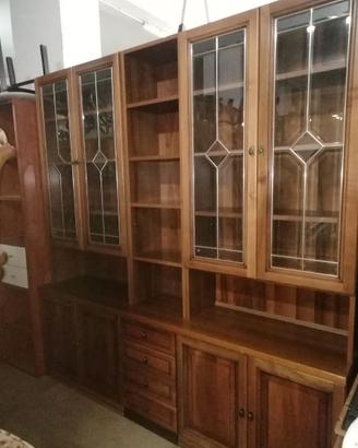 Parete attrezzata /libreria in arte povera