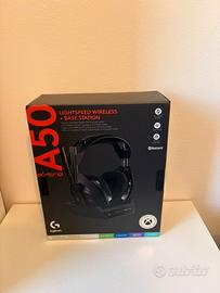 cuffie gaming Logitech astro a50 gen 5,base statio