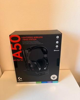cuffie gaming Logitech astro a50 gen 5,base statio