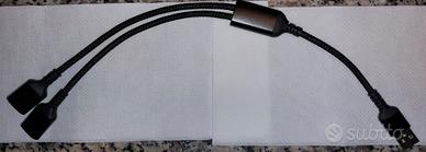 Cavetto raddoppia porta USB