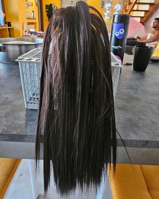 extension coda di capelli naturali