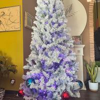 Albero di natale slim con luci twinkly