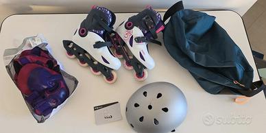 Pattini in linea Roller Blade Oxelo 34/36 perfetti