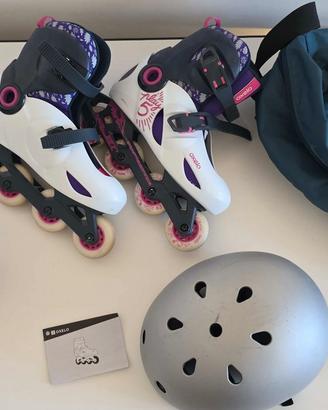 Pattini in linea Roller Blade Oxelo 34/36 perfetti