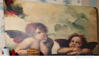 Quadro angeli Cherubini Raffaello cm 70 * 90 *