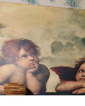 Quadro angeli Cherubini Raffaello cm 70 * 90 *