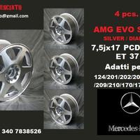 Cerchi AMG EVO DIAMANTE 7,5X17 5x112 et37 mercedes