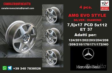 Cerchi AMG EVO DIAMANTE 7,5X17 5x112 et37 mercedes