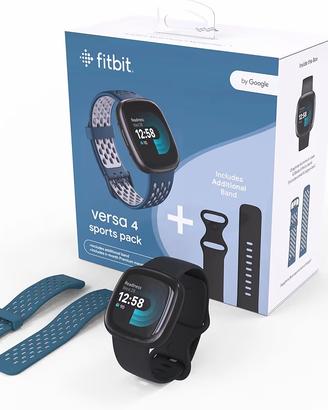 Fitbit Versa 4 Bundle (con 2 cinturini), NUOVO