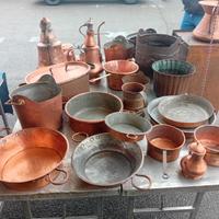 lotto pentole rame e non ( non a peso )