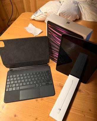 Ipad Pro 11” 4 gen + magic keyboard + apple pencil