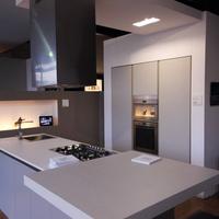 Cucina laccata isola