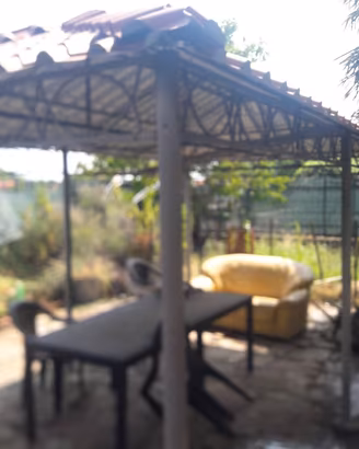 Gazebo( m 6×3 ) con tetto in alluminio zincato
