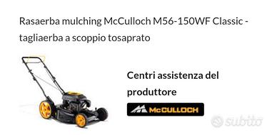Tagliaerba non funzionante