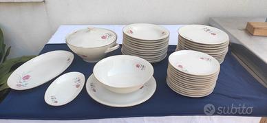 Servizio piatti vintage, marca Dreiter Fabrik