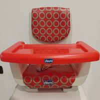 alzatina Chicco rossa con scatola