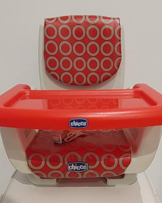 alzatina Chicco rossa con scatola