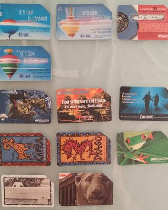 collezione 500 schede telefoniche: SIP, INSIP, ecc